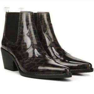 Sam Edelman Leopard Print Ankle Boots